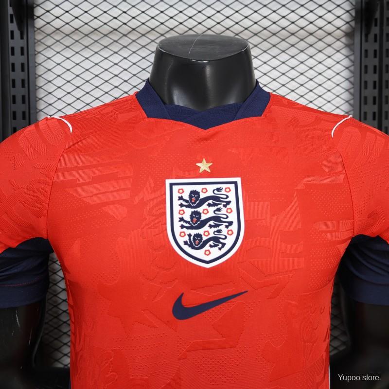 Camiseta Inglaterra Visitante 2025-26 World Cup