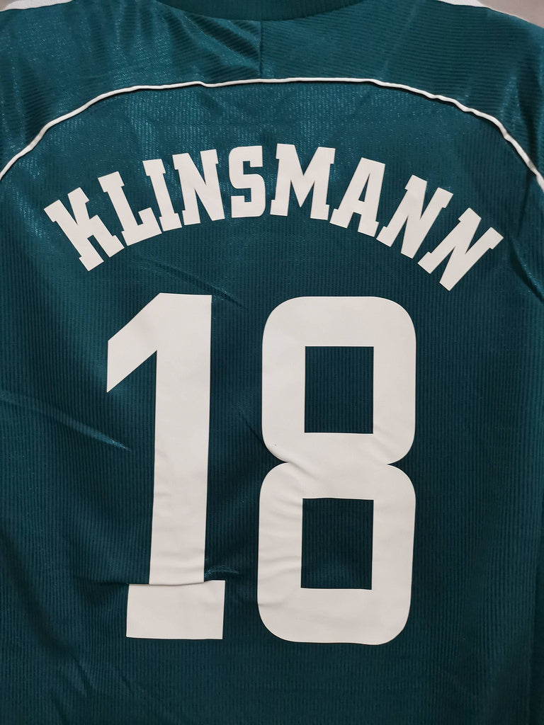 Klinsmann Camiseta Clásica Alemania Visitante 1998