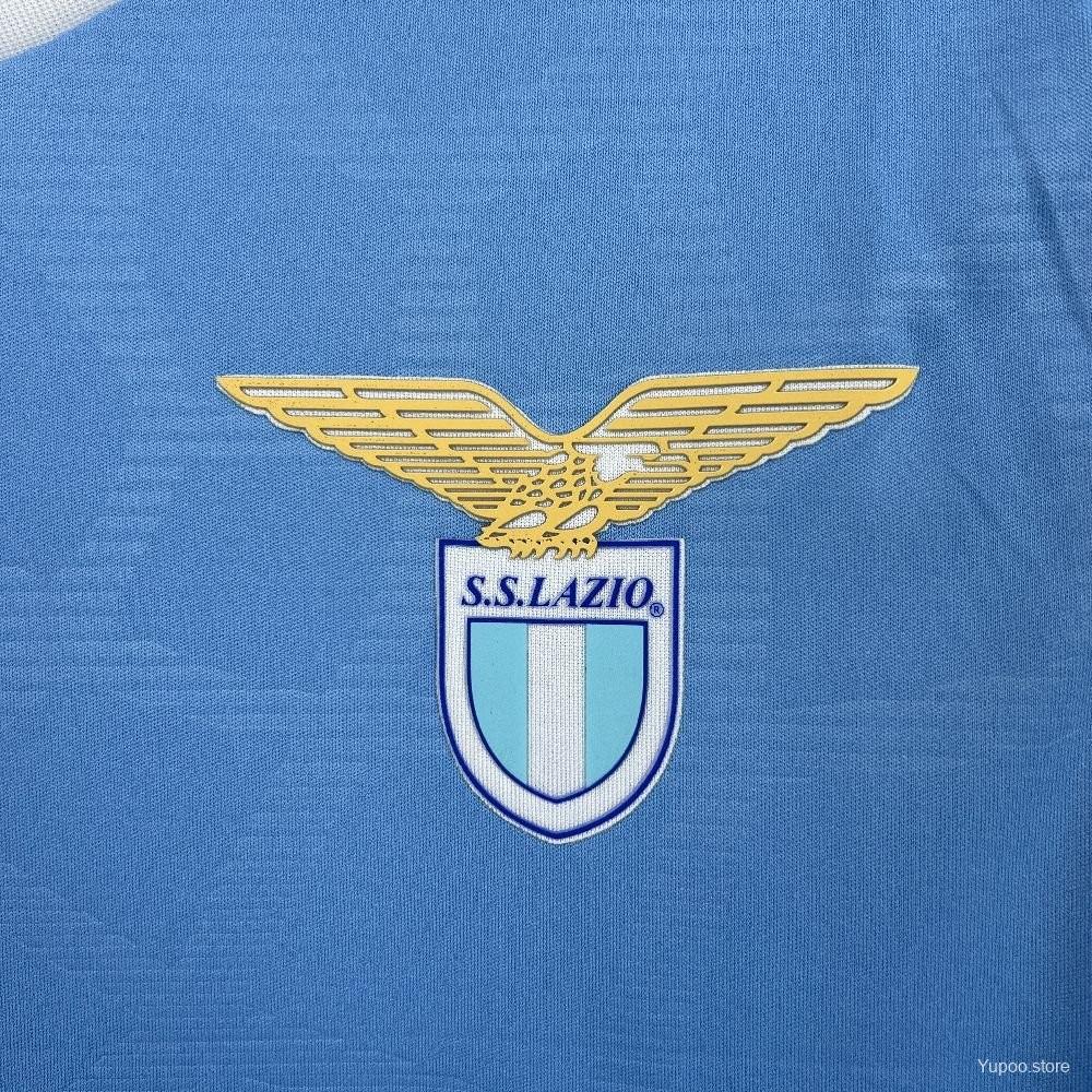 SS Lazio 50th Anniversary Black Classic T-Shirt 2024-25