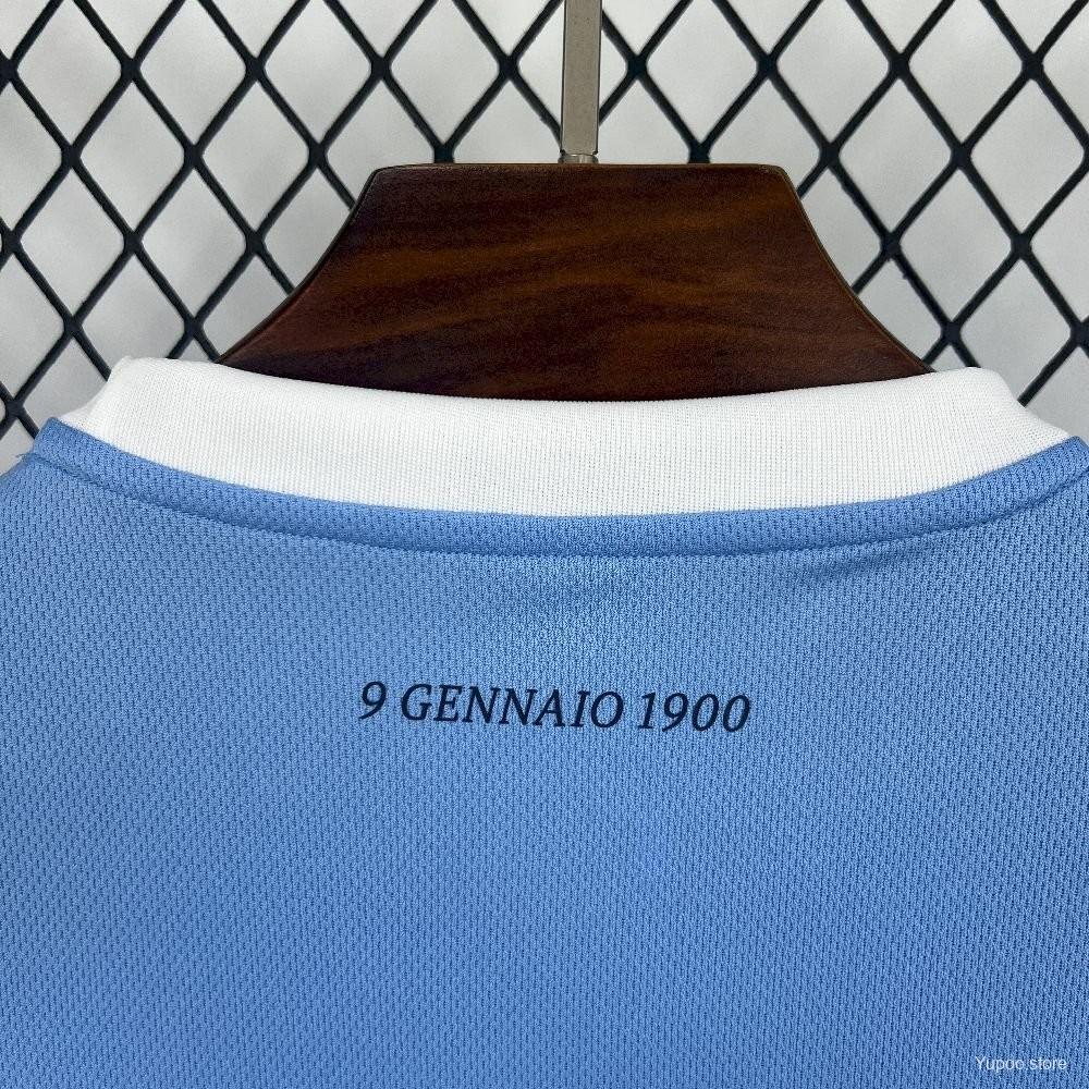 SS Lazio 50th Anniversary Black Classic T-Shirt 2024-25