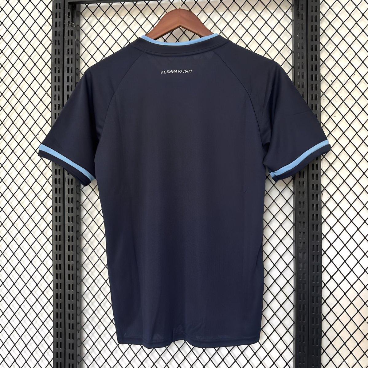 SS Lazio 50th Anniversary Black Classic T-Shirt 2024-25