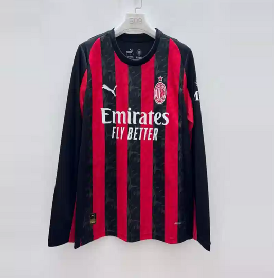Camiseta AC Milán Mangal Larga 2025-26
