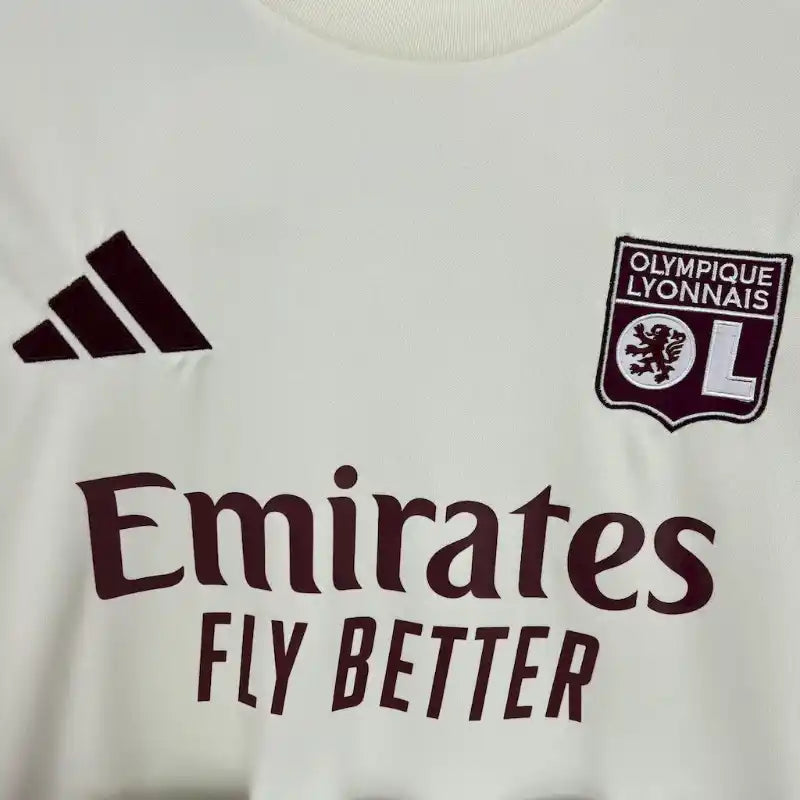 Camiseta Clásica Olympique de Lyon Visitante (3ª) 2024-25