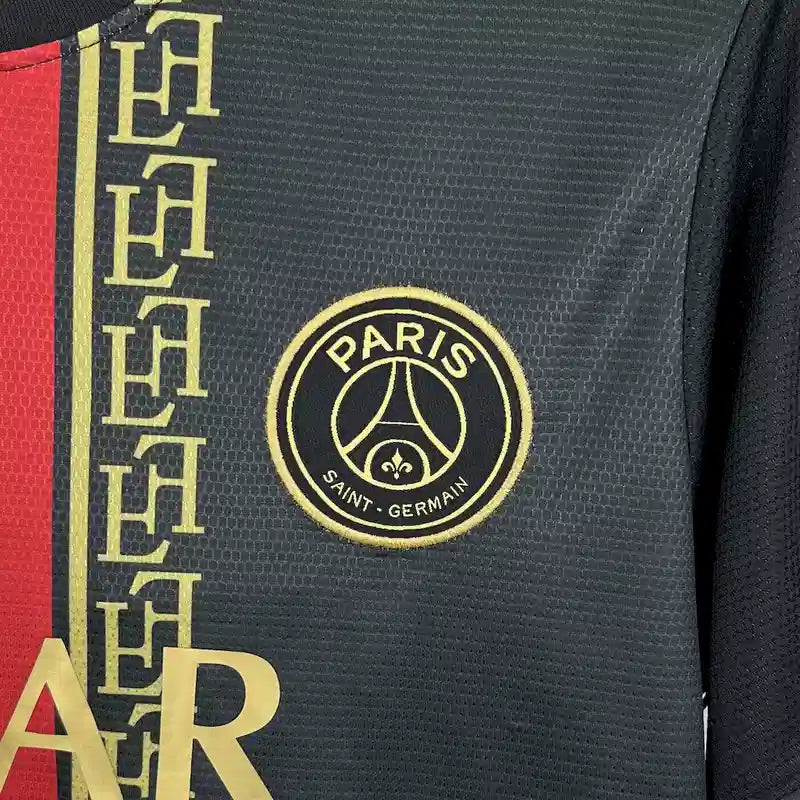 Camiseta PSG FC Edición Oro y Negra 2025-26