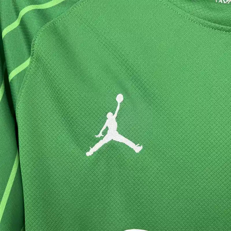 Camiseta PSG FC Portero Manga Larga Verde 2025-26