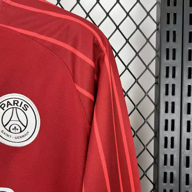 Camiseta PSG FC Portero Manga Larga Roja 2025-26