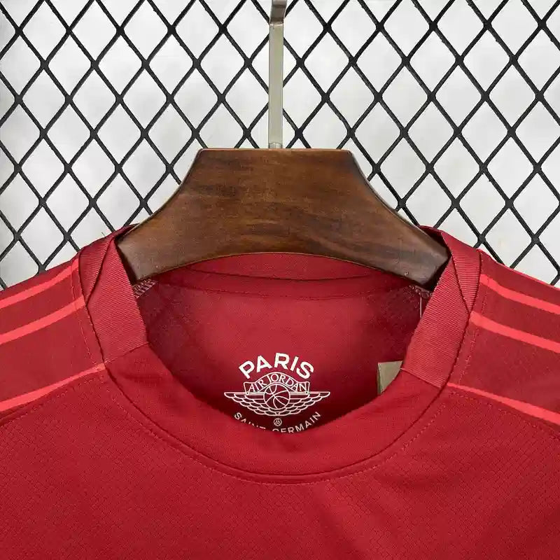 Camiseta PSG FC Portero Manga Larga Roja 2025-26