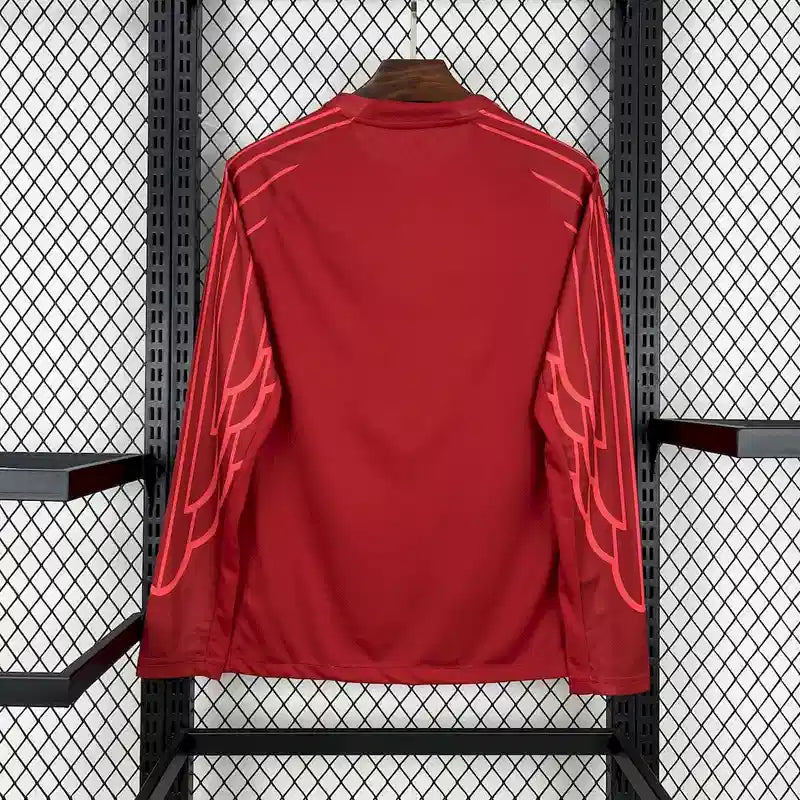 Camiseta PSG FC Portero Manga Larga Roja 2025-26