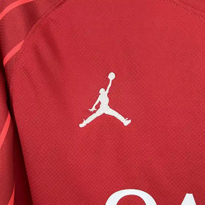 Camiseta PSG FC Portero Manga Larga Roja 2025-26