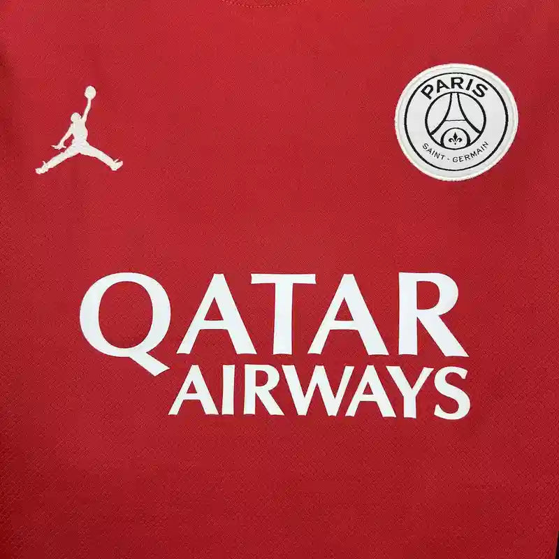 Camiseta PSG FC Portero Manga Larga Roja 2025-26