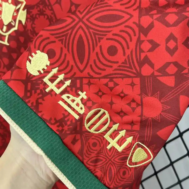 Camiseta Clásica Portugal Edición Especial Roja 2024