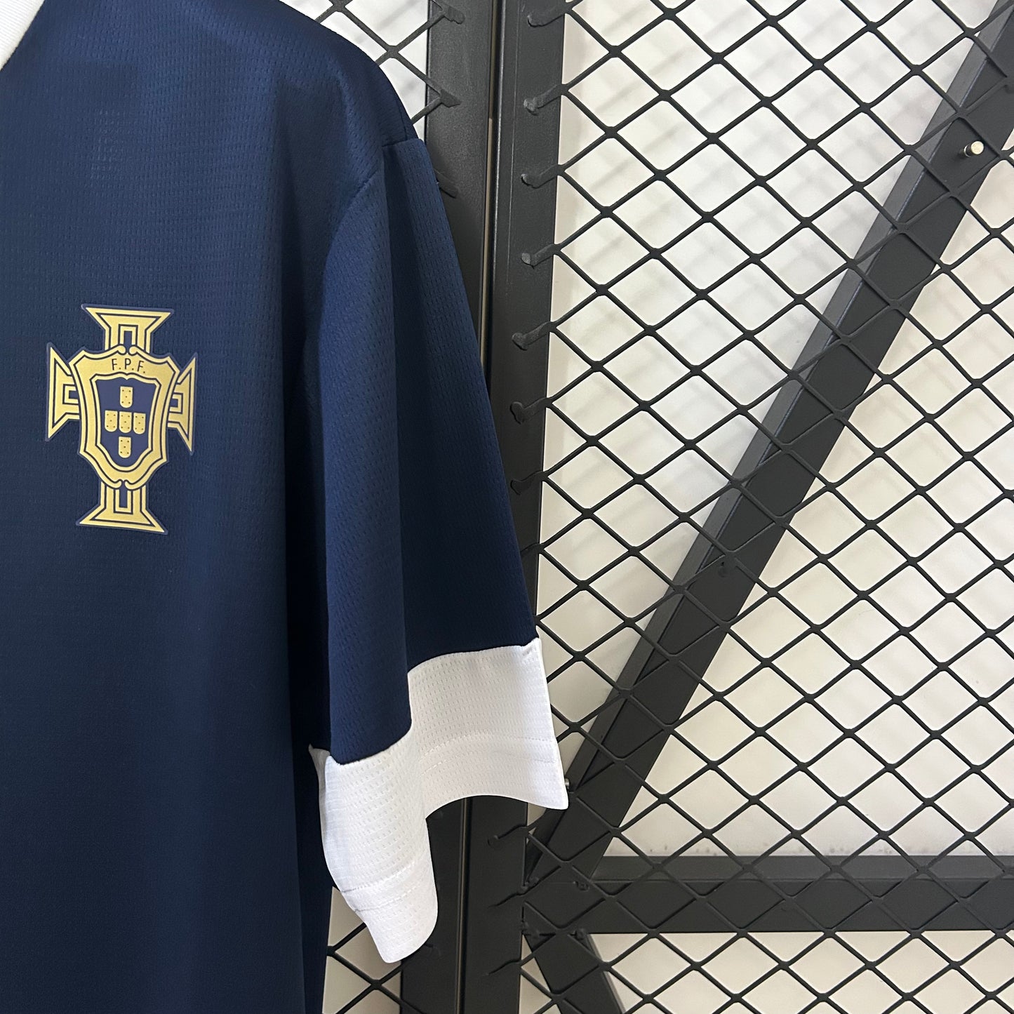 Camiseta Clásica Portugal Entrenamiento Azul Marino 2025
