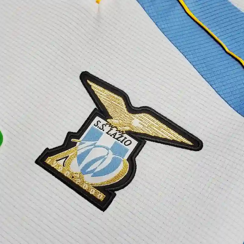 Camiseta Clásica SS Lazio Visitante Manga Larga 2000-01