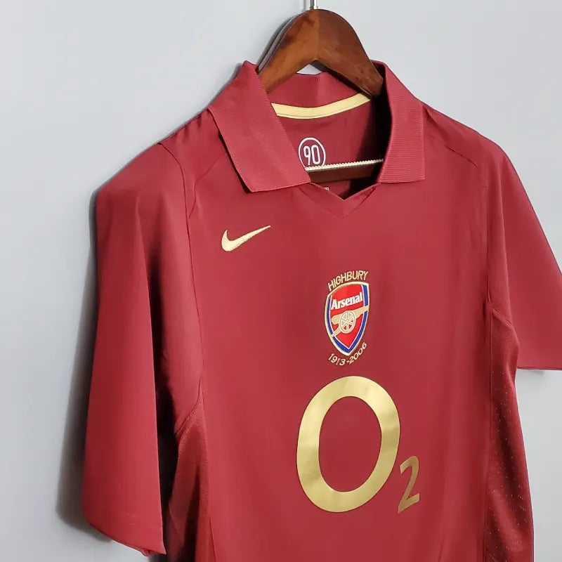 Camiseta Clásica Arsenal FC Visitante 2005-06