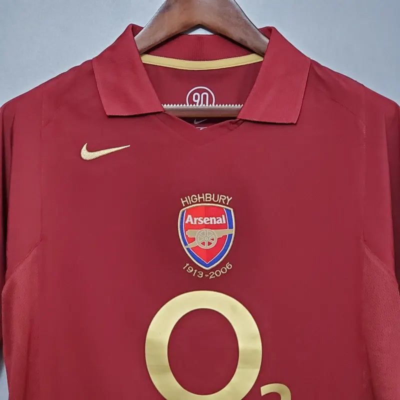 Camiseta Clásica Arsenal FC Visitante 2005-06