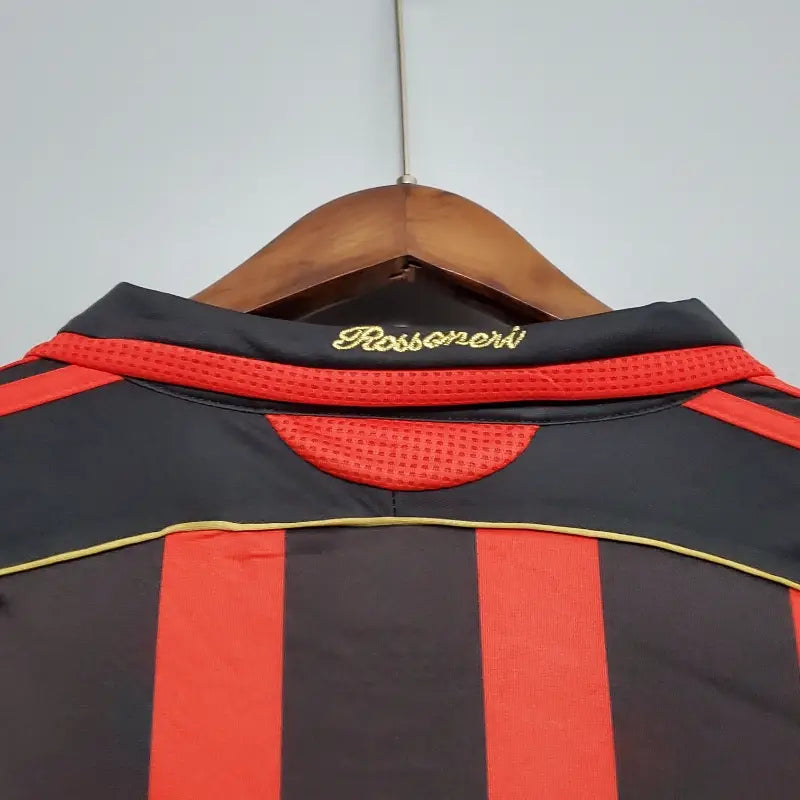 Camiseta Clásica AC Milán Manga Larga 2006-07