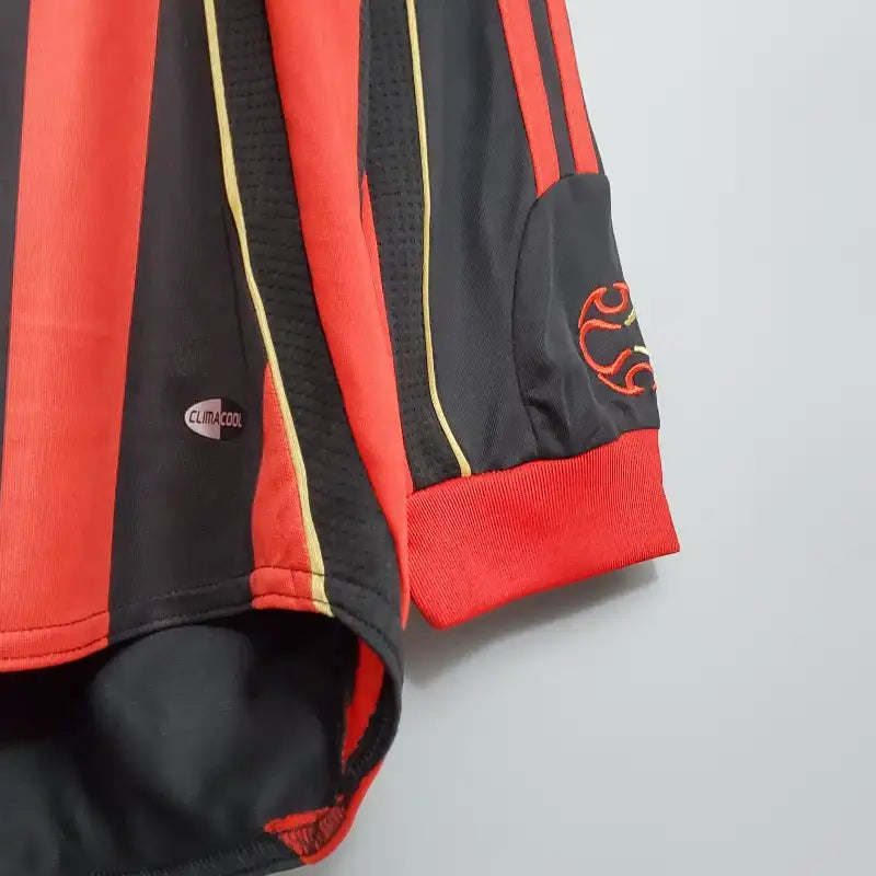 Camiseta Clásica AC Milán Manga Larga 2006-07