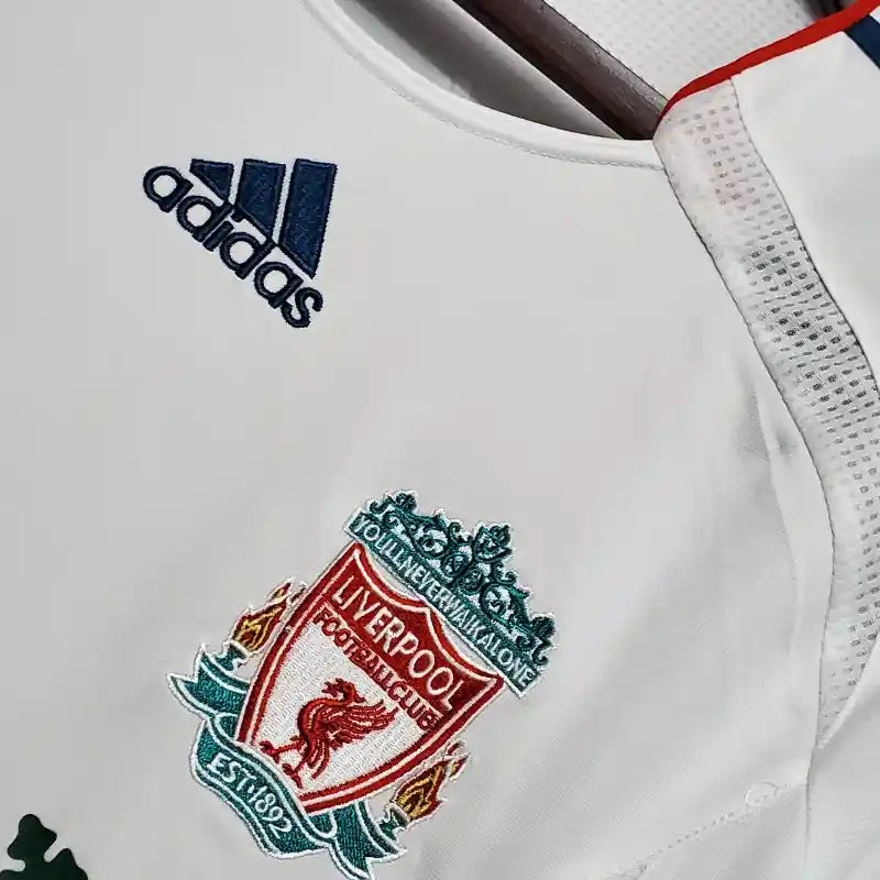 Camiseta Clásica Liverpool FC Visitante Manga Larga 2006-07