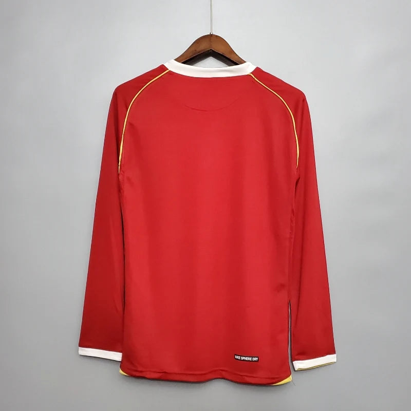 Camiseta Clásica Manchester United FC Manga Larga 2006-07