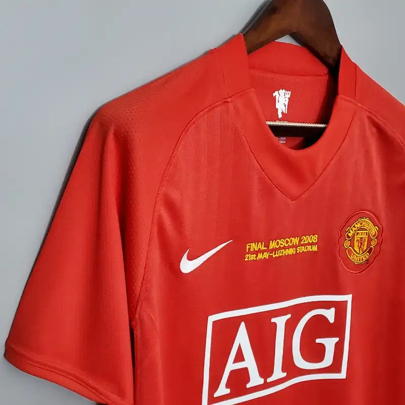 Camiseta Clásica Manchester United FC Champions League 2007-08