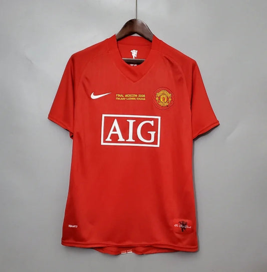 Camiseta Clásica Manchester United FC Champions League 2007-08