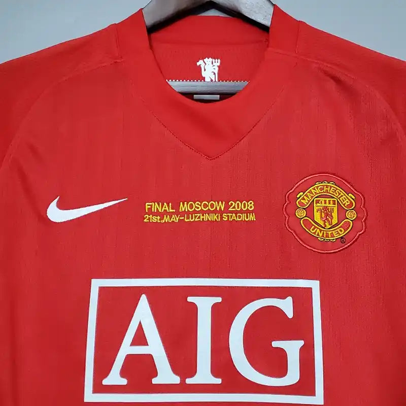 Camiseta Clásica Manchester United FC Champions League 2007-08