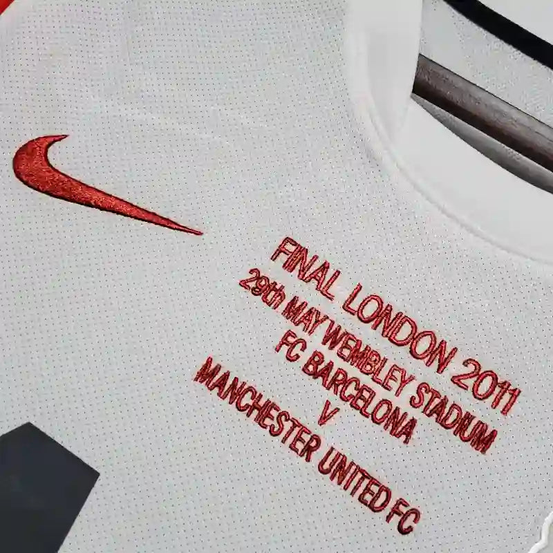 Camiseta Clásica Manchester United FC Visitante Champions League 2010-11