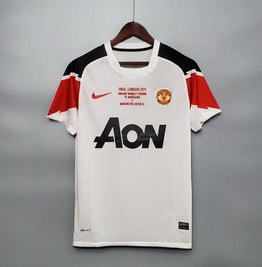 Camiseta Clásica Manchester United FC Visitante Champions League 2010-11