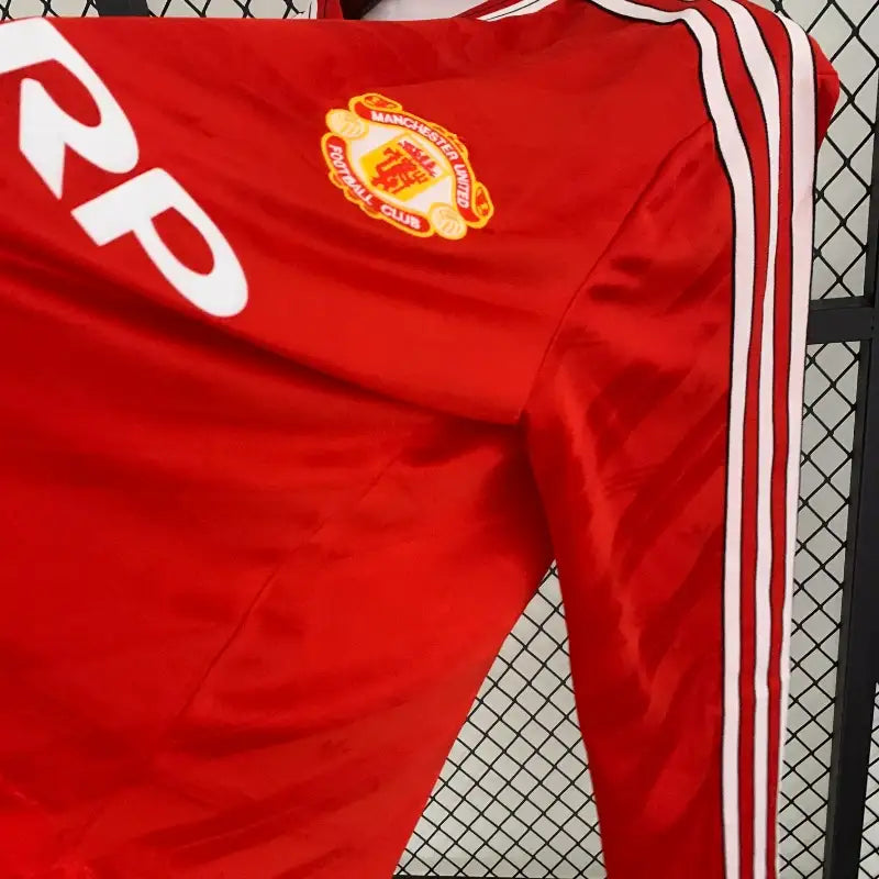 Camiseta Clásica Manchester United FC Manga Larga 1986-88