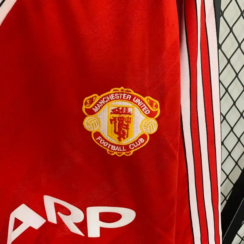 Camiseta Clásica Manchester United FC Manga Larga 1986-88
