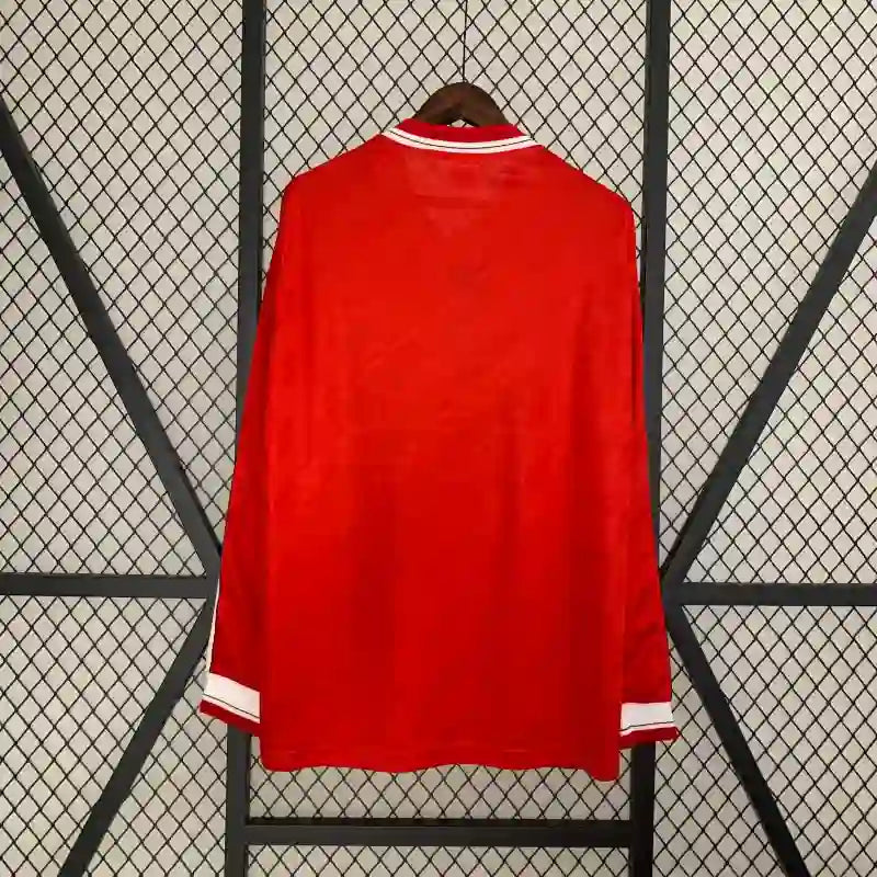 Camiseta Clásica Manchester United FC Manga Larga 1986-88