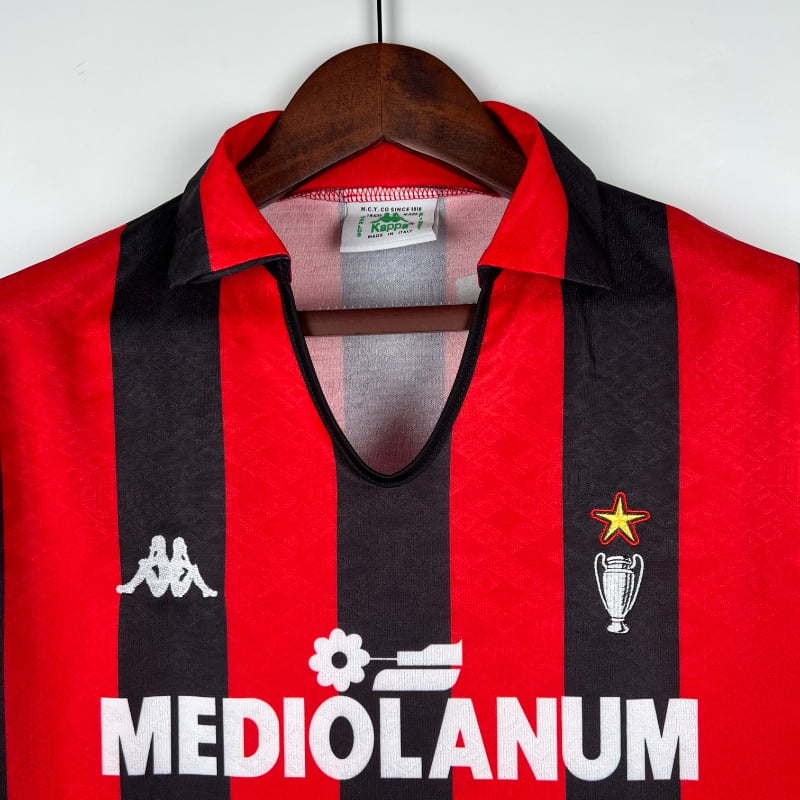 Camiseta Clásica AC Milán 1989-90