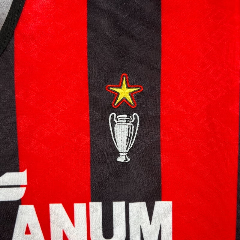 Camiseta Clásica AC Milán 1989-90