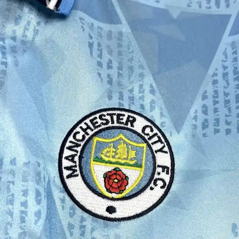 Camiseta Clásica Manchester City FC 1989-91