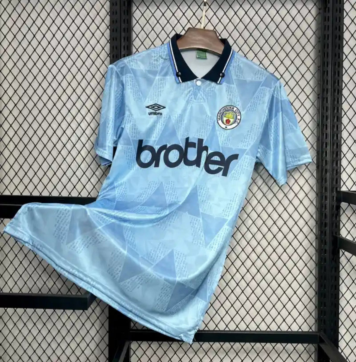 Camiseta Clásica Manchester City FC 1989-91