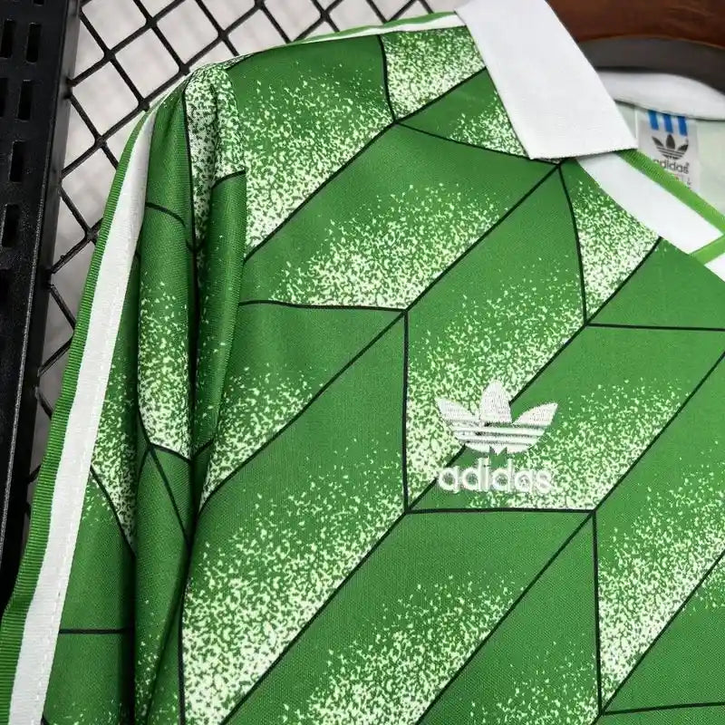 Camiseta Clásica Alemania Visitante Manga Larga 1990