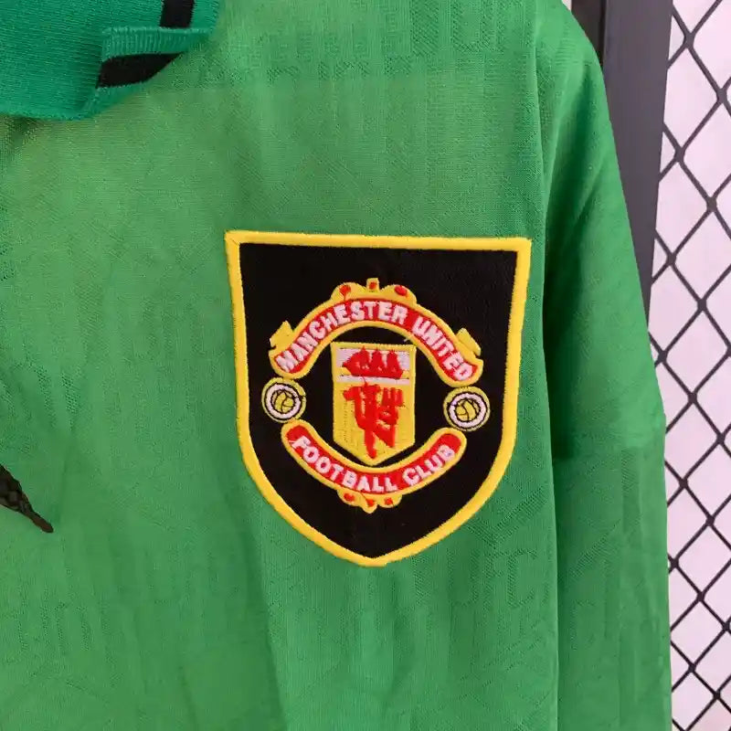 Camiseta Clásica Manchester United FC Visitante Manga Larga 1992-94