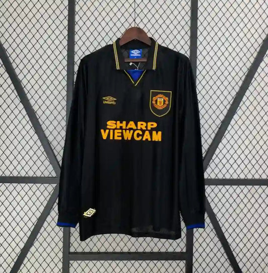 Camiseta Clásica Manchester United FC Visitante Manga Larga 1993-95