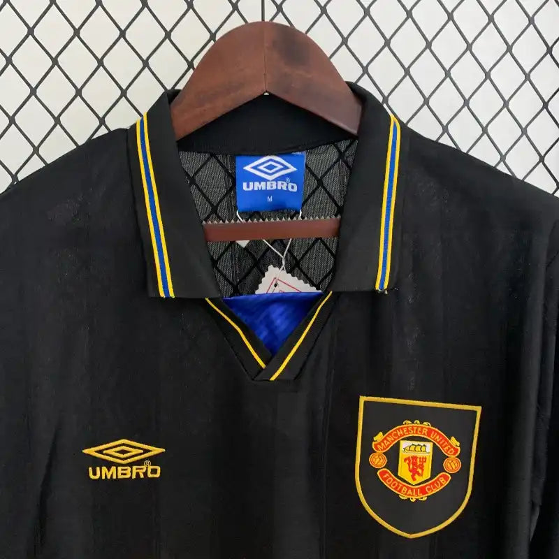 Camiseta Clásica Manchester United FC Visitante Manga Larga 1993-95