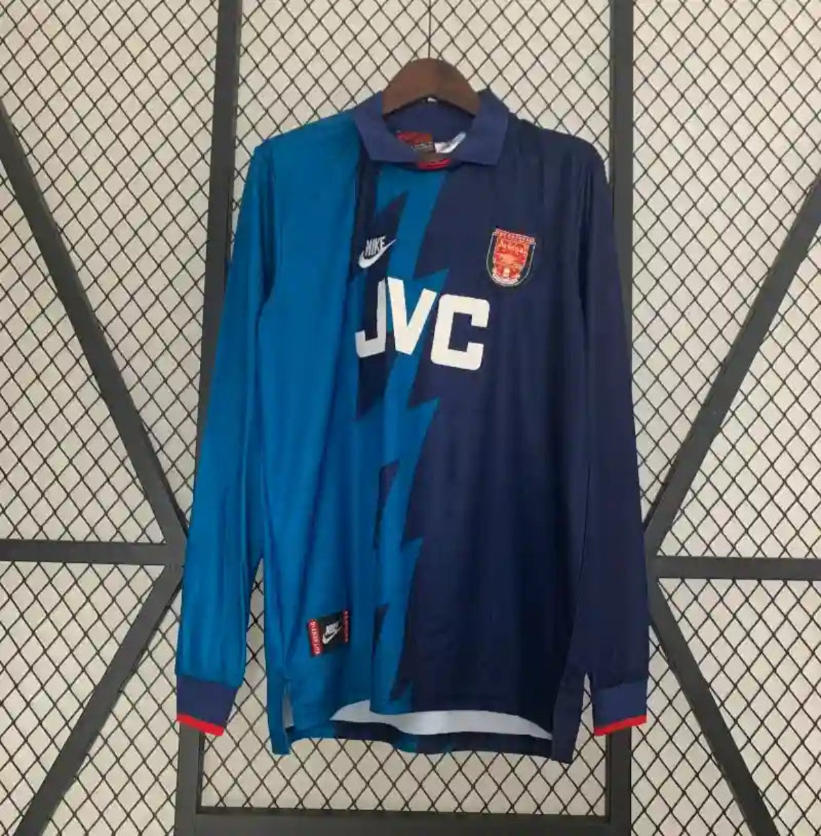Camiseta Clásica Arsenal FC Visitante Manga Larga 1995-96