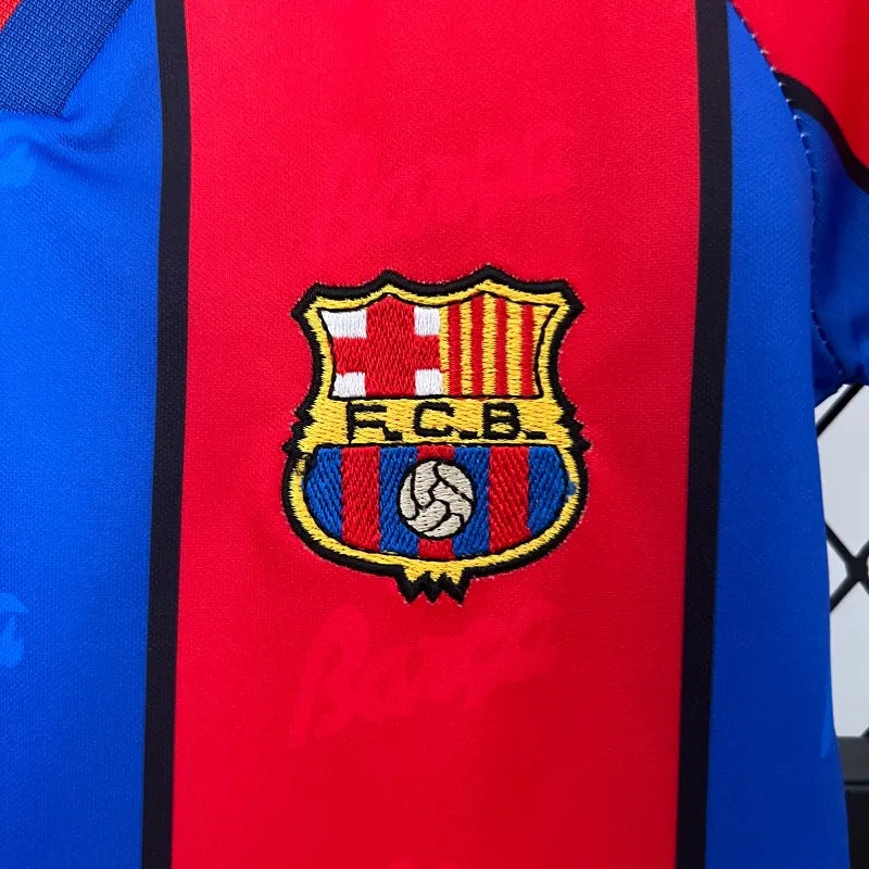 Equipación Infantil Clásica FC Barcelona 1995-97