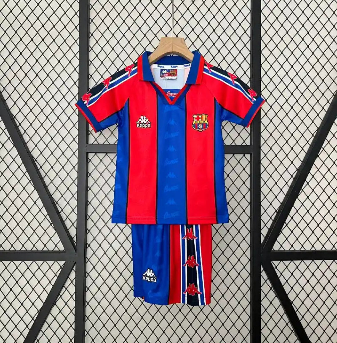 Equipación Infantil Clásica FC Barcelona 1995-97