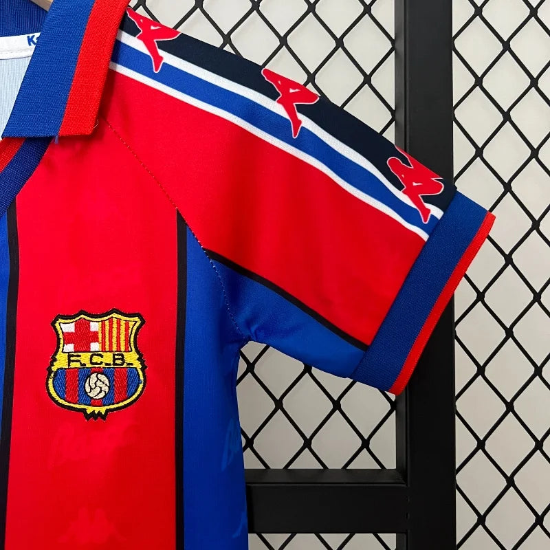 Equipación Infantil Clásica FC Barcelona 1995-97