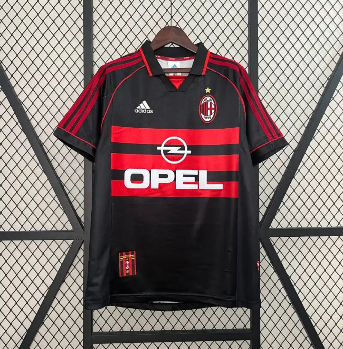 Camiseta Clásica AC Milán Visitante (3ª) 1998-99