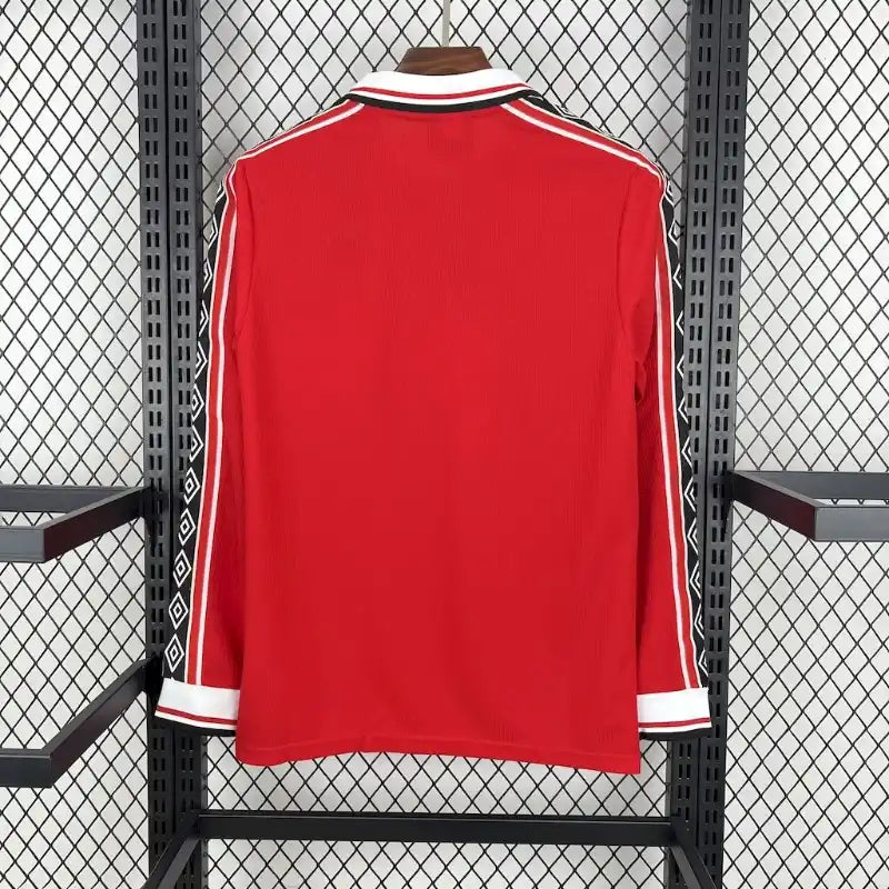 Camiseta Clásica Manchester United FC Manga Larga 1998-99