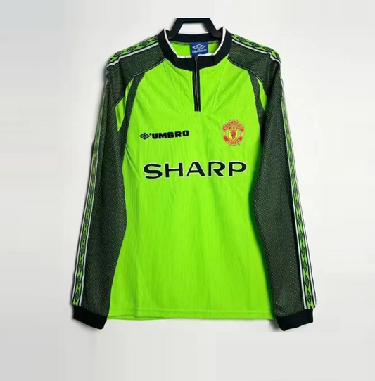 Camiseta Cláscia Manchester United FC Portero 1998-99