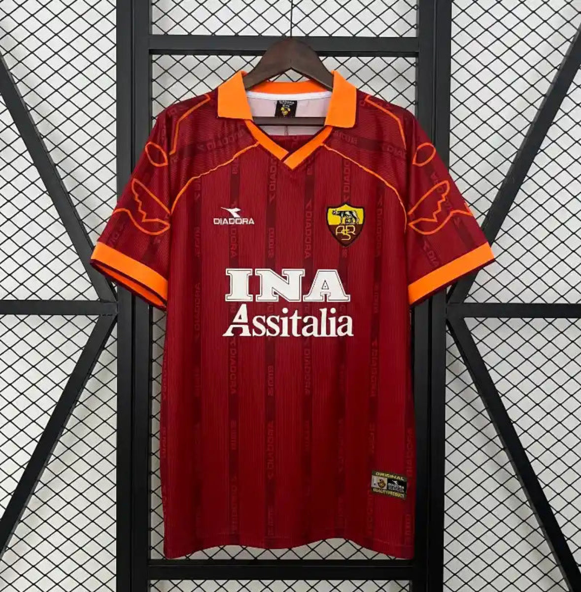 Camiseta Clásica AC Roma 1999-00