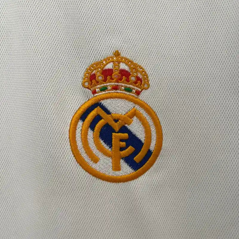 Camiseta Clásica Real Madrid Manga Larga 2000-01
