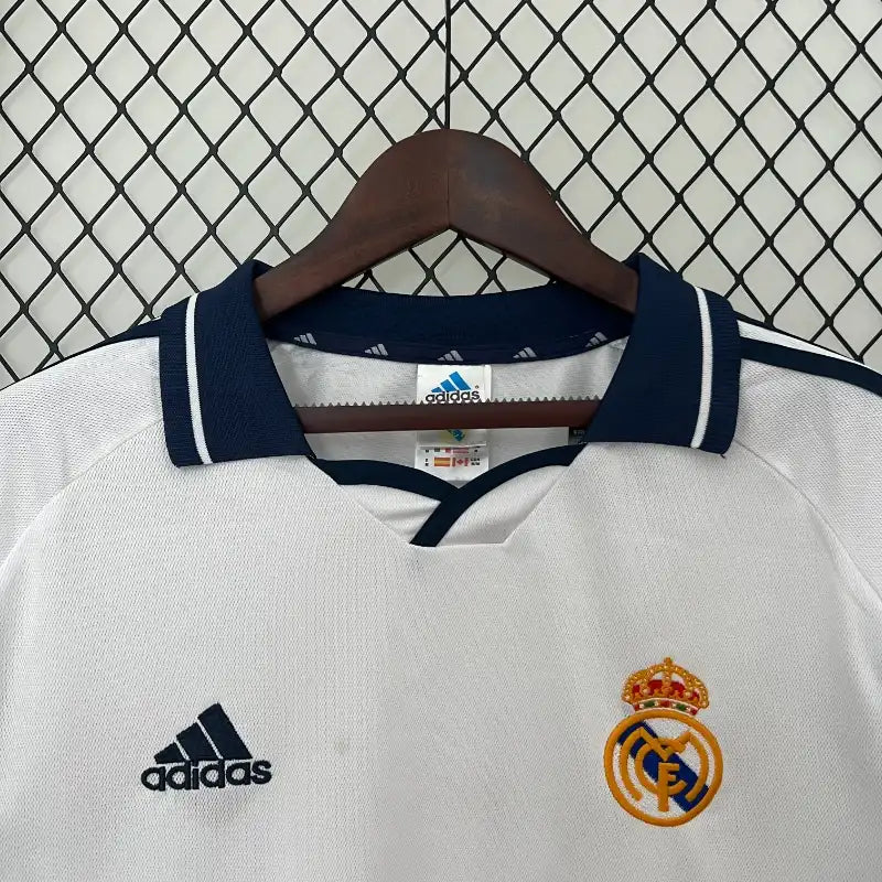Camiseta Clásica Real Madrid Manga Larga 2000-01