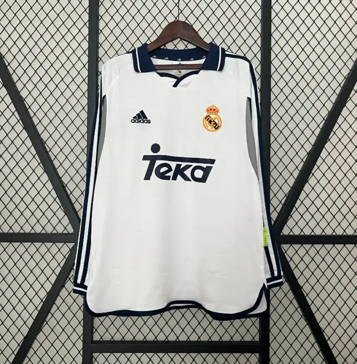 Camiseta Clásica Real Madrid Manga Larga 2000-01